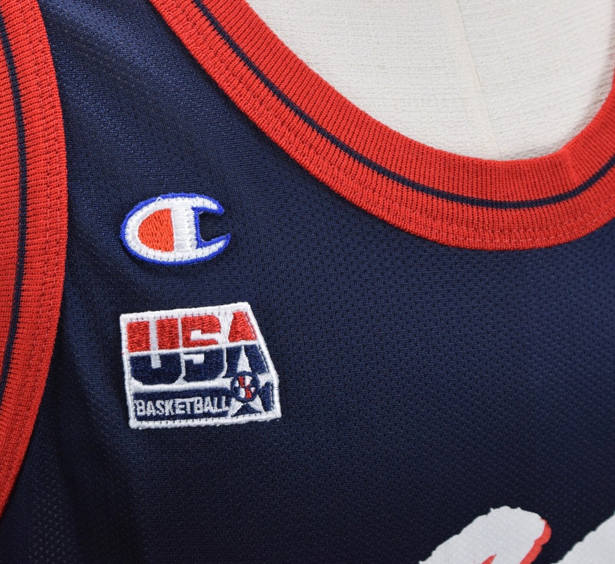 Vintage 90's USA Dream Team Champion Jersey Men's 44 Grant Hill #5