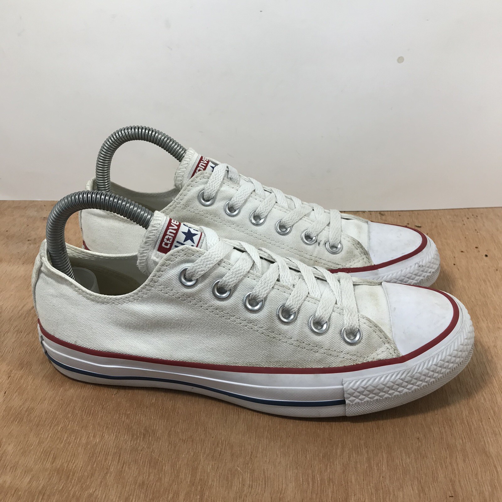 Converse All Star White Chuck Taylor Low Top Shoes Women's Size 7 | eBay