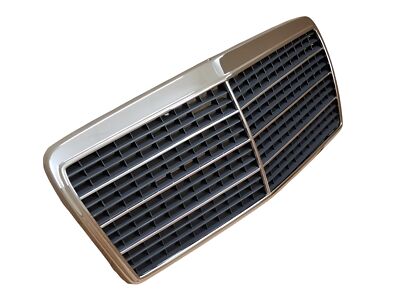 Front Grill Assembly w/ Chrome Shell For Mercedes Benz MB W124