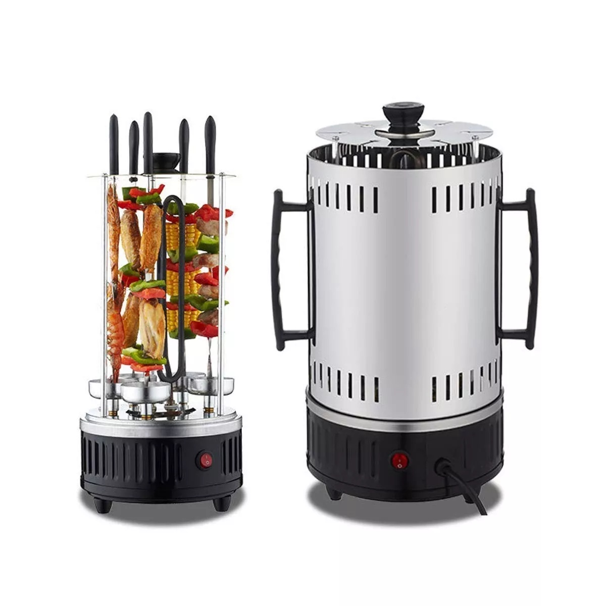 Upright griller top