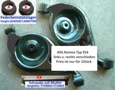 Alfa Romeo Spider GTV Schwingarm Hinterachse Verglnr.  60612319, re 60612320