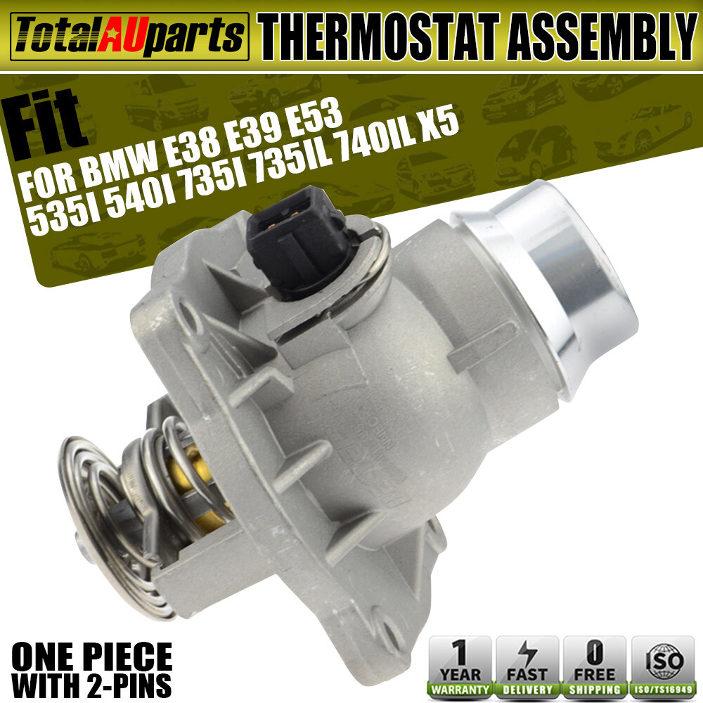 Thermostat Assembly W/ Gasket for BMW E38 E39 X5 535i 540i 735i 735iL 740iL M62 Thermostat Assembly W/ Gasket for BMW E38 E39 X5 535i 540i 735i 735iL 740iL M62