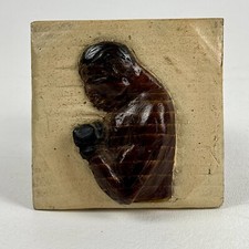 A Small Unique Folk Art Sculptural Hand Carving of Boxer Joe Louis, Circa 1949