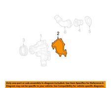 FORD OEM 96-08 Cougar Cooling Water Pump-Gasket F65Z8507BA