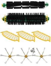 PACK PRO COMPATIBLE CON ROOMBA 550. 3 filtros, 1 pack de rodillos, 3 cepillos