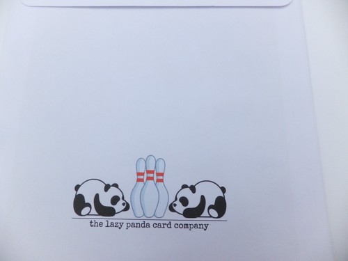Bowling Ball Game Sport Invitation Birthday Party Cards 12 Cards & Envelopes - Picture 5 of 5