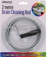 Long Flexible Metal Spring Wire DRAIN CLEANER Auger Waste Pipe Sink Unblocker