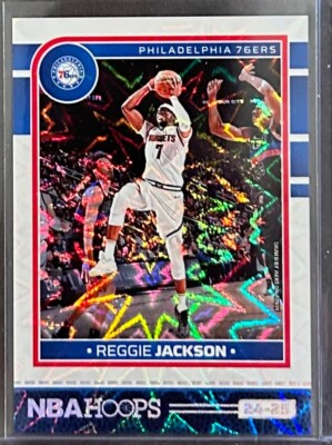 2024-25 Panini Nba Hoops - Reggie Jackson #53 White Explosion /149