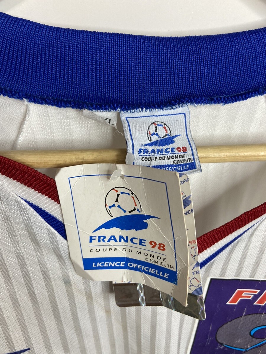 Vintage Soccer Jersey Mens WORLD CUP France 98 Coupe Du Vintage Soccer Jersey Mens WORLD CUP France 98 Coupe Du