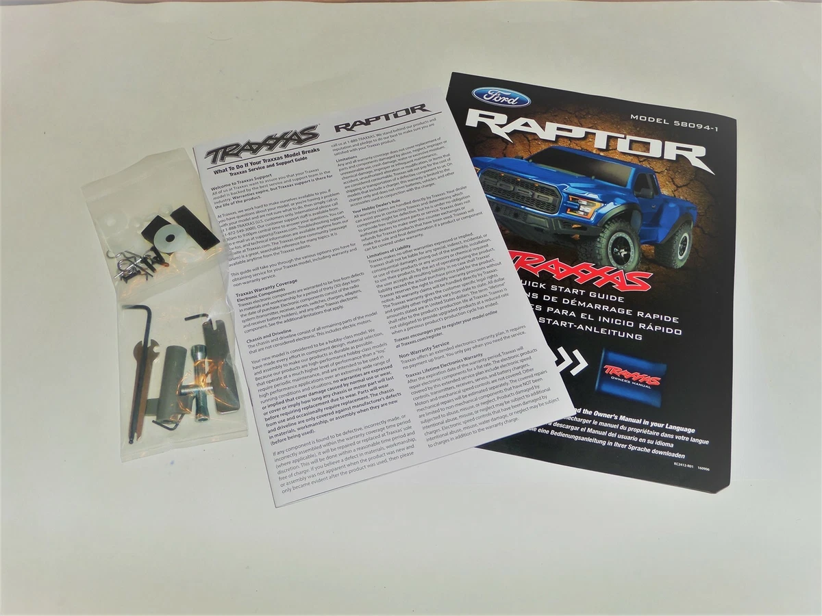 TRAXXAS SLASH RAPTOR 1 10 SCALE 2WD MANUAL TOOL KIT eBay