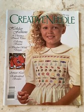 Creative Needle Christmas September October 1994 Handsewing Smocking Embroidery