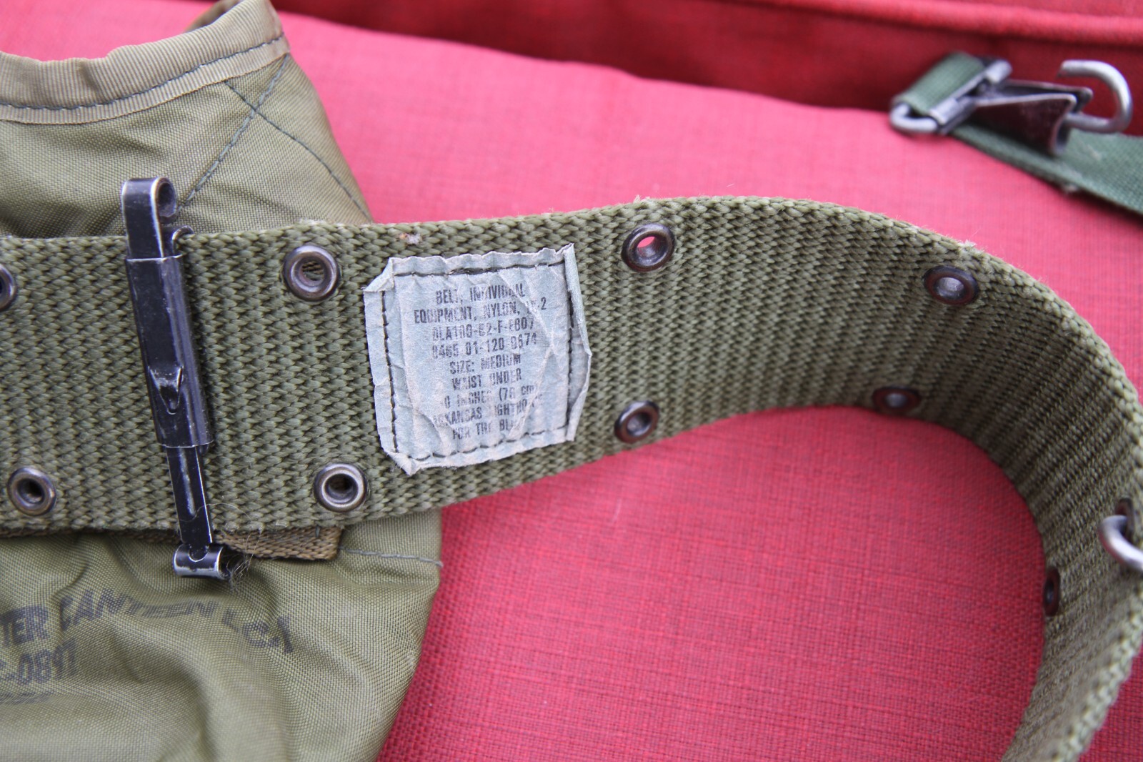 Lot of Cold War 1980's US Army Field Gear, Woodland Coat, Alice