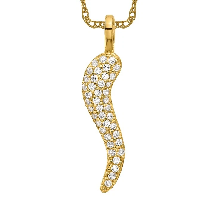 Collares y colgantes De Moda Dije de cuerno