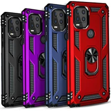 For Motorola Moto G Stylus 5G 2022 2023 Case Phone Stand Cover + Tempered Glass