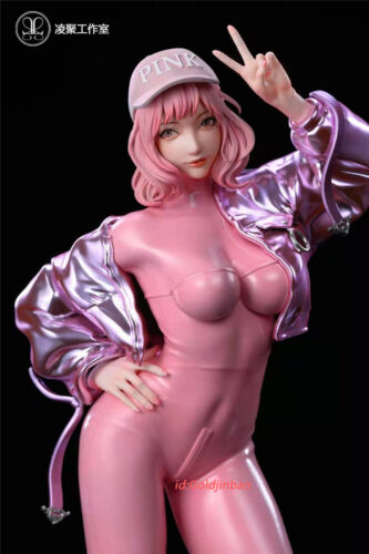 1/5 Scale Pink Girl Resin Model Painted Statue LingJu Studios In Stock Anime