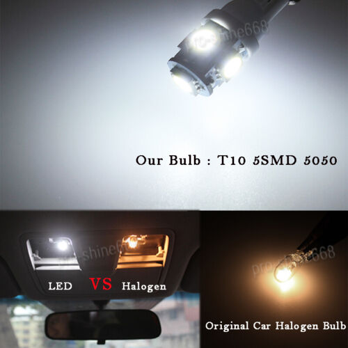 12Pc Xenon White Interior LED Light Bulb Kit Package for 99-08 GMC Sierra 1500 - Picture 2 of 11