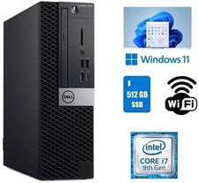 Dell OptiPlex 7070 SSF Desktop i7-9700 16GB RAM 512GB SSD /-RW W11 Pro