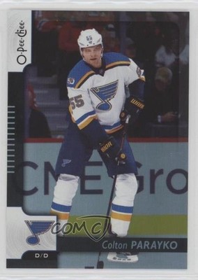 2017-18 O-Pee-Chee Black Rainbow Foil 24/100 Colton Parayko #193 g2u