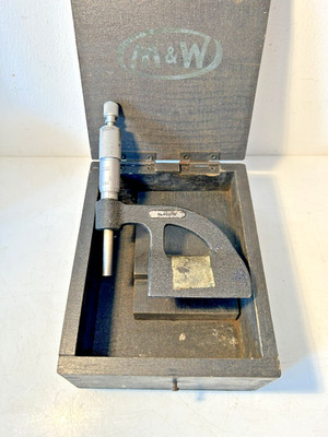 Seltene Vintage Moore & Wright Bohrstab Mikrometer Nr. 462/1,1/2'' Made in UK