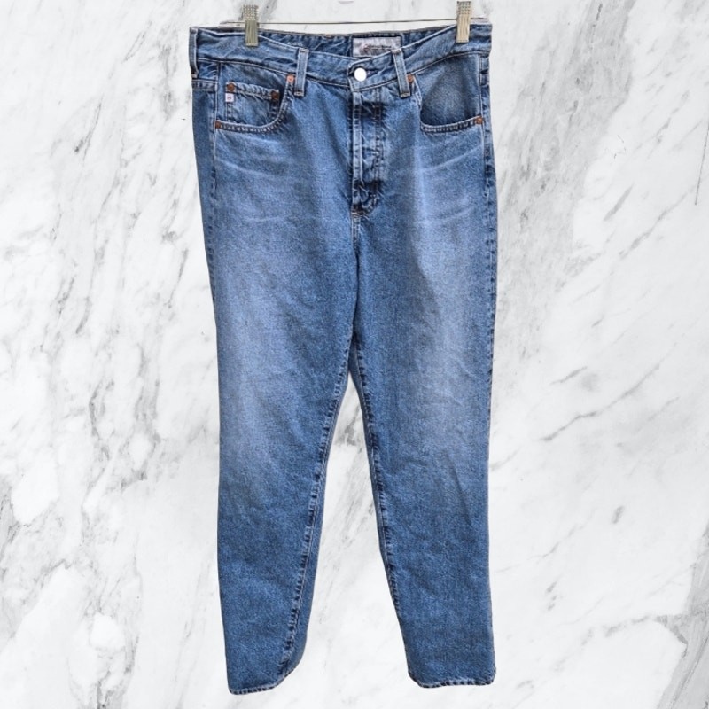 AG Adriano Goldschmied Alexxis High Rise Vintage Straight Jeans 100% Cotton 31R