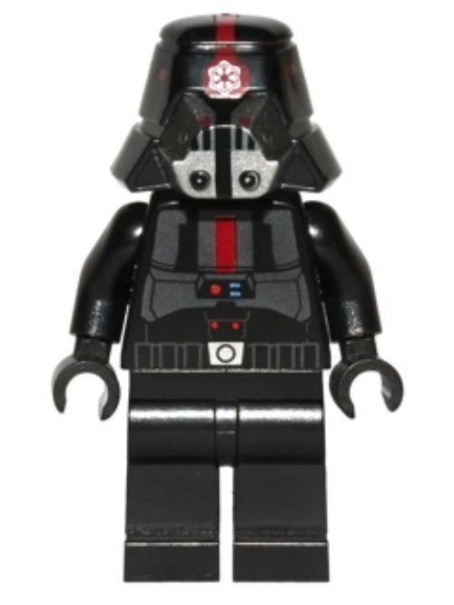 LEGO® Minifig sw0414 - Sith Trooper - Black Armor with Plain Legs Star Wars - Bild 1 von 1