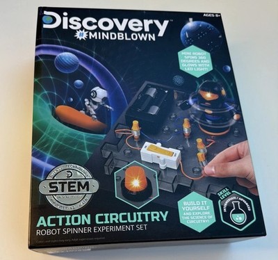 Discovery Mindblown Action Circuitry Robot Spinner Stem Set Toy New Ages 8+