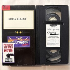 Stray Bullet VHS Tape 1998 New Horizons Home Video Fred Dryer Robert Carradine