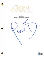 Pierce Brosnan Signed The Thomas Crown Affair Full Script Autograph Beckett