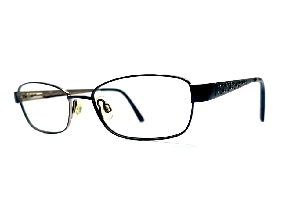 Gafas ovaladas Bebe con templos de cristal de metal negro Keep It Real BB 5076 001 52 16 135 Foto 2 de 4