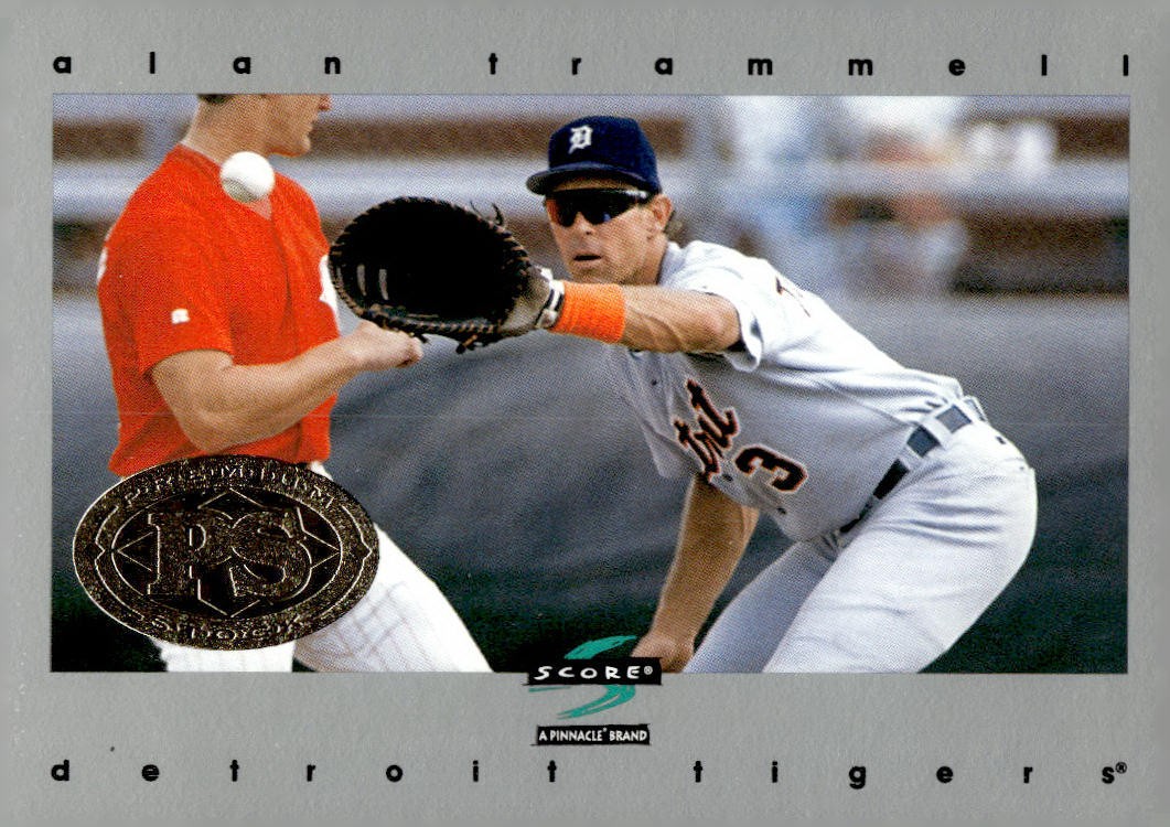 1997 Score Premium Stock #106 Alan Trammell TIGERS HOFer