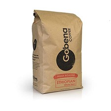 5lb Ethiopian Yirgacheffe Whole Bean, Light Roast, 100 Arabica Coffee, 80