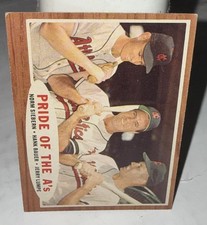 Norm Siebern Hank Bauer Jerry Lumpe 1962 Topps Pride Of The A's 127 Card