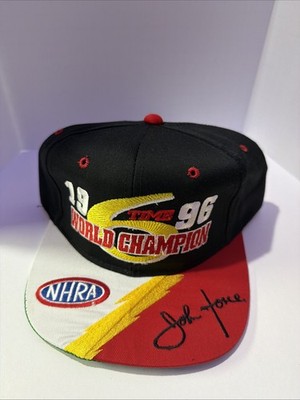 VINTAGE 1996 NEW JOHN FORCE NHRA 6X WORLD CHAMP CAP/HAT DRAG RACING SNAPBACK NEW