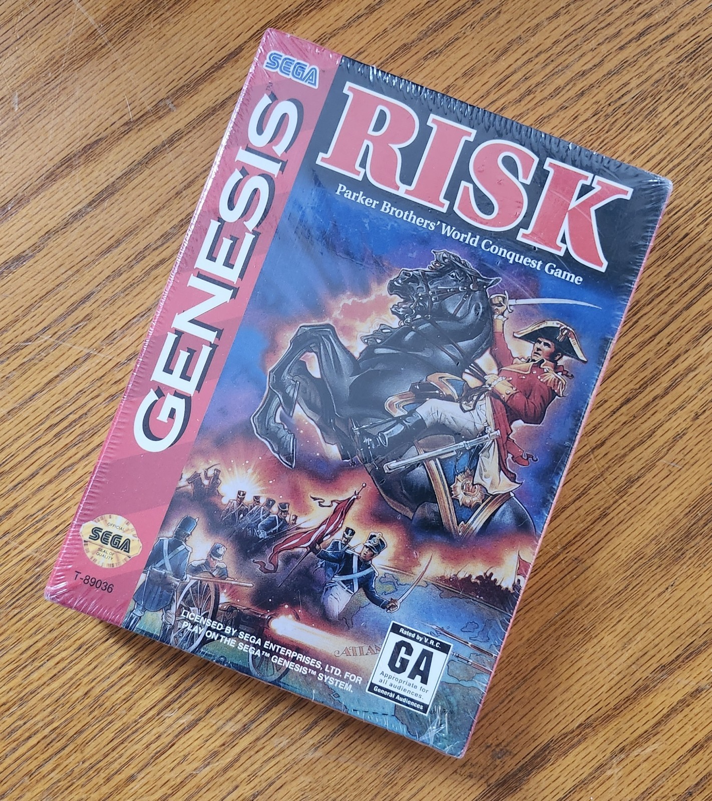 Risk Sega Genesis Brand New Sealed Cardboard Box Version