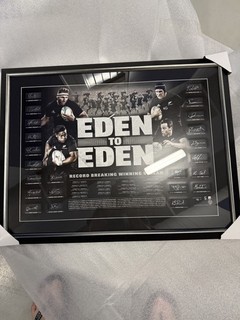 All Blacks Eden To Eden Signed Framed Print