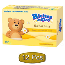 12 Pack Ricitos de Oro Chamomile Baby Soap 100g Chamomile Bar Gentle Wholesale