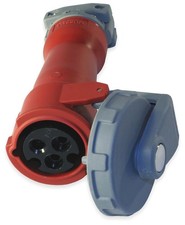 Hubbell HBL320C7W Pin and Sleeve IEC Watertight Connector 2 Pole 3 Wire 20 amp