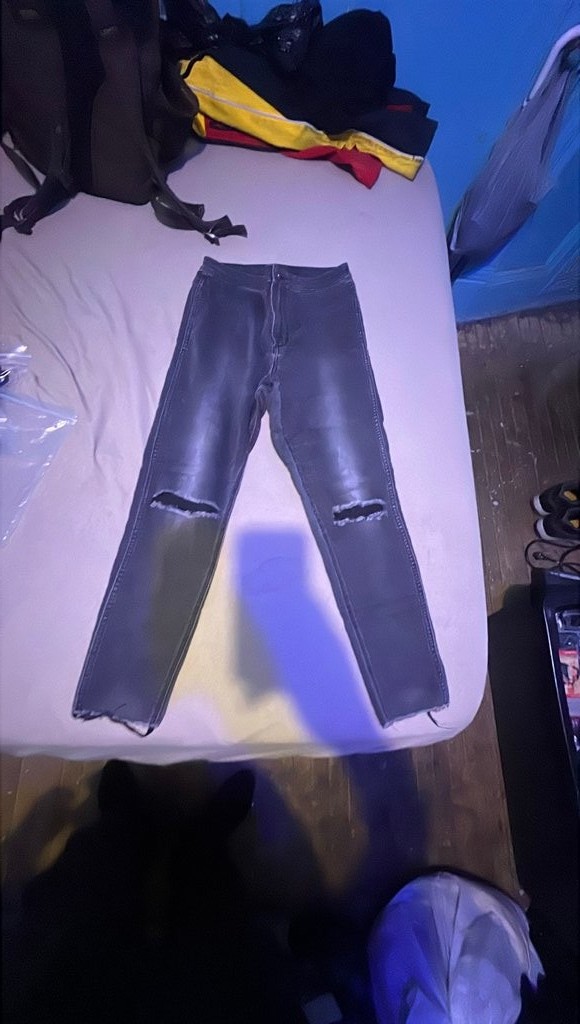 Skinny Ankle Waist Distressed Jeans