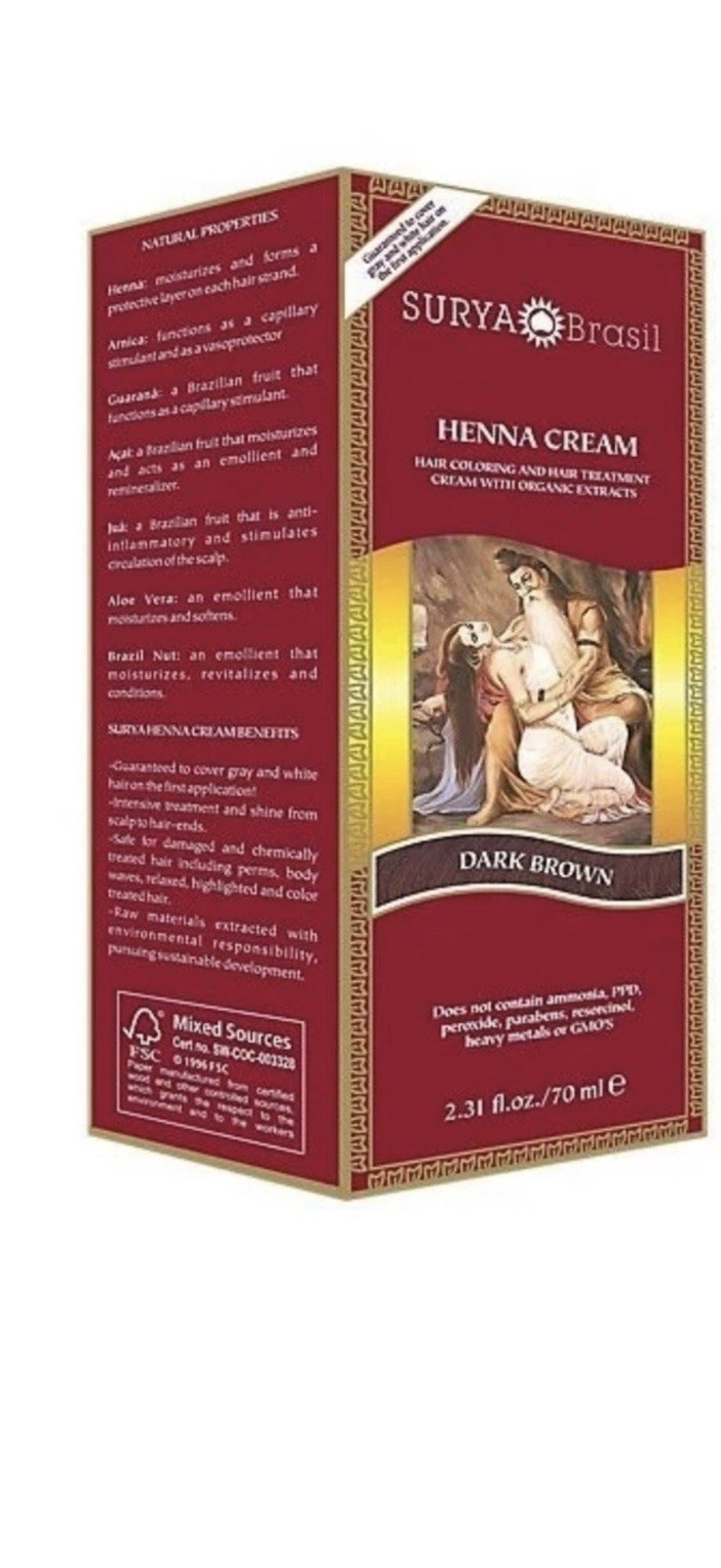 Dark Brown 2.37 Fl Oz