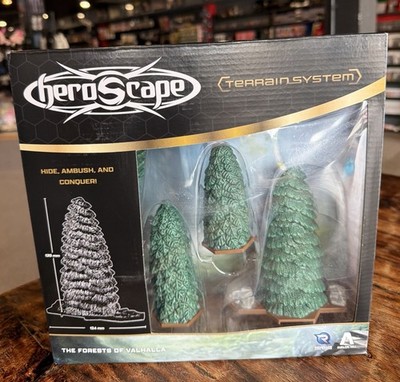 Renegade Game Studios HeroScape Forests of Valhalla Terrain Expansion - 6 Evergr