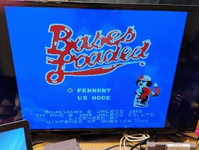 NES Lot Bases Loaded & Bases Loaded 2  TESTED WORKS