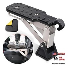 Black Adjustable Car Door Step - Universal Fit for Roof Access - Adjustable