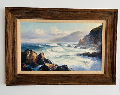 #ad Oil Painting By EARL DANIELS Northern Shore $780.00