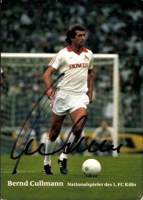 Postcard football, Bernd Cullmann, 1st FC Cologne, autograph - 10888307