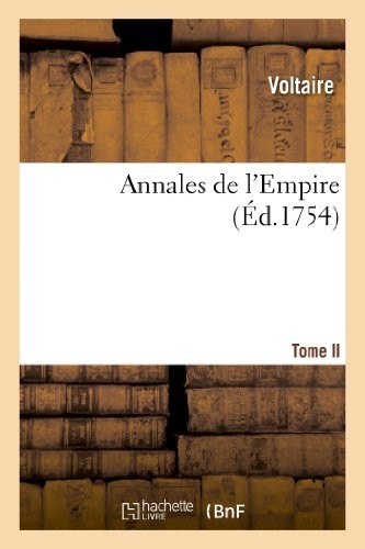 Annales de l'Empire.Tome II.New 9782012198326 Fast Free Shipping<|