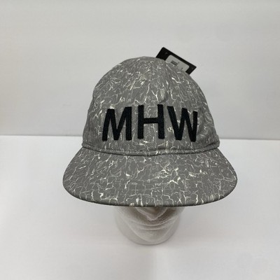 Mountain Hardwear Hat Cap Adult Gray Roll Along Packable Logo 5 Panel Hiking NEW