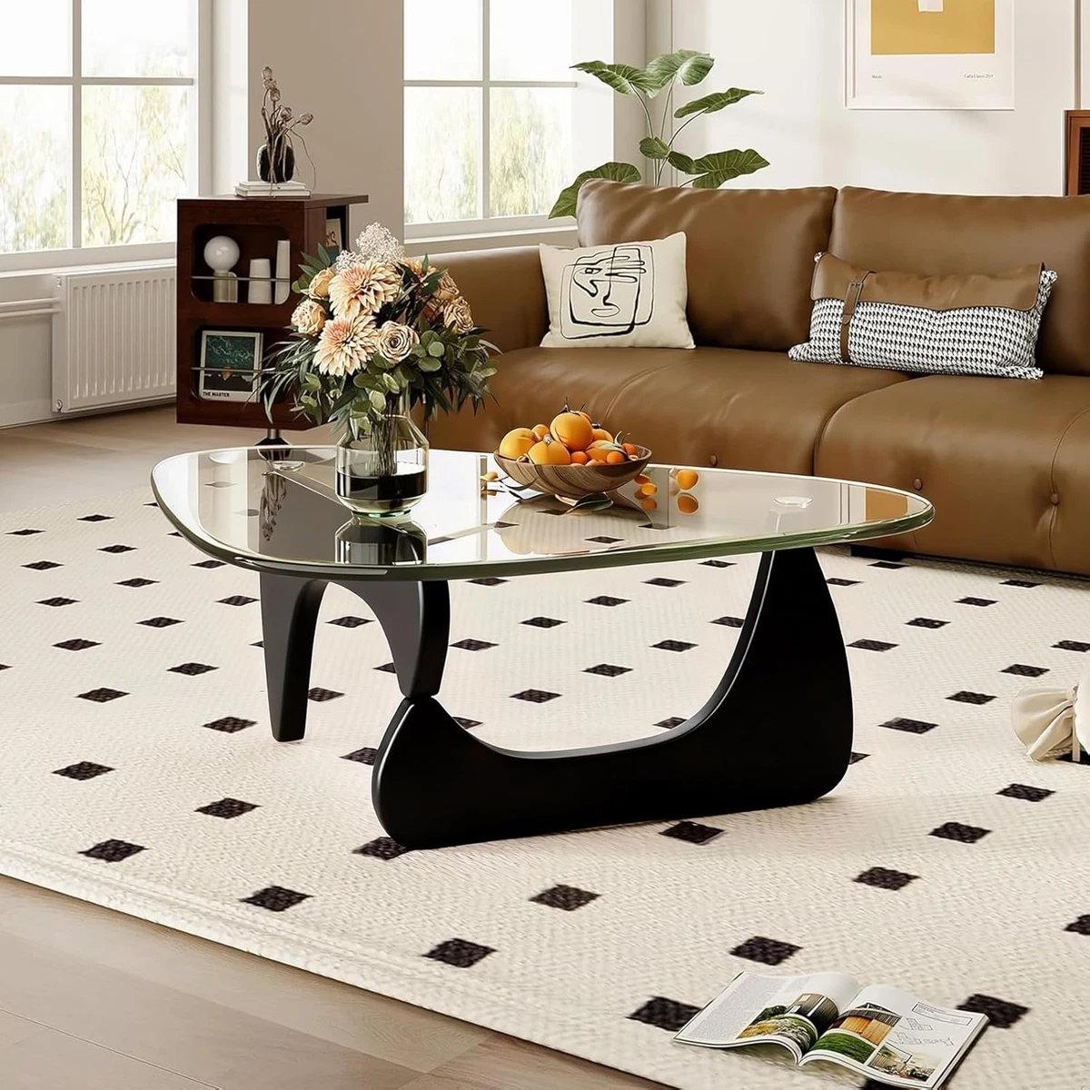Space Glass Coffee Table Tables for sale | eBay