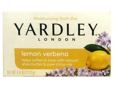 Yardley Lemon Verbena Bar Soap 4.25 Oz Skin Cleaning Agent For Women