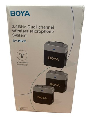 Boya 2.4GHz Dual-Channel Wireless Microphone System BY-M1V2 Type-C