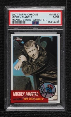 2007 Topps Chrome The Story White Refractor 32/200 Mickey Mantle #MMS20 HOF 0xq7